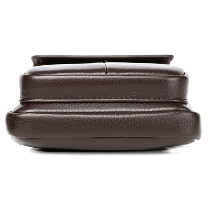 Kompakte PU-Leder Crossbody-Tasche für Herren mit verstellbarem Schulterriemen