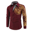 Herrenhemd mit goldenen Details – Darius