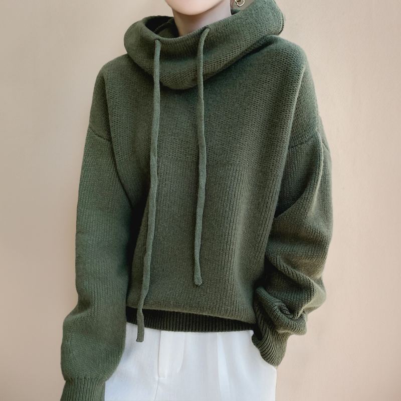 Rollkragenpullover aus Merinowolle – Amira Herbstedition