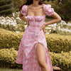 Bedrucktes Bodycon Kleid mit Stretch – Selina