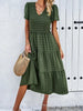 Damen Herbstkleid mit lockerer Passform – Nadezhda