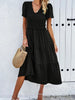 Damen Herbstkleid mit lockerer Passform – Nadezhda