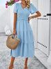 Damen Herbstkleid mit lockerer Passform – Nadezhda