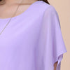 Damen Chiffon Bluse mit Rüschenärmeln – Ariana
