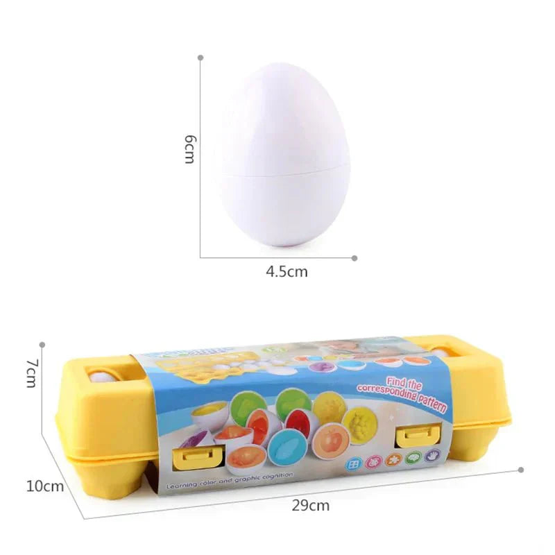 Bunte und Lernfördernde Eier-Set – ColorMatch
