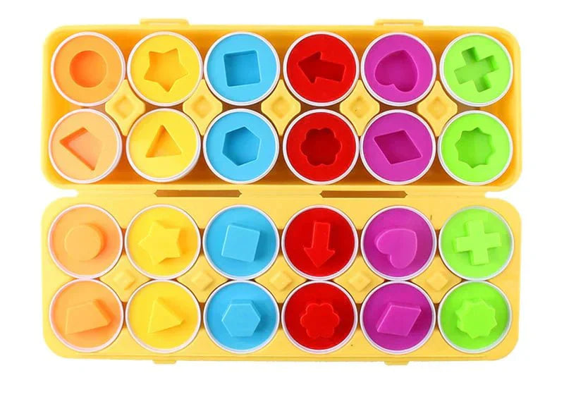 Bunte und Lernfördernde Eier-Set – ColorMatch