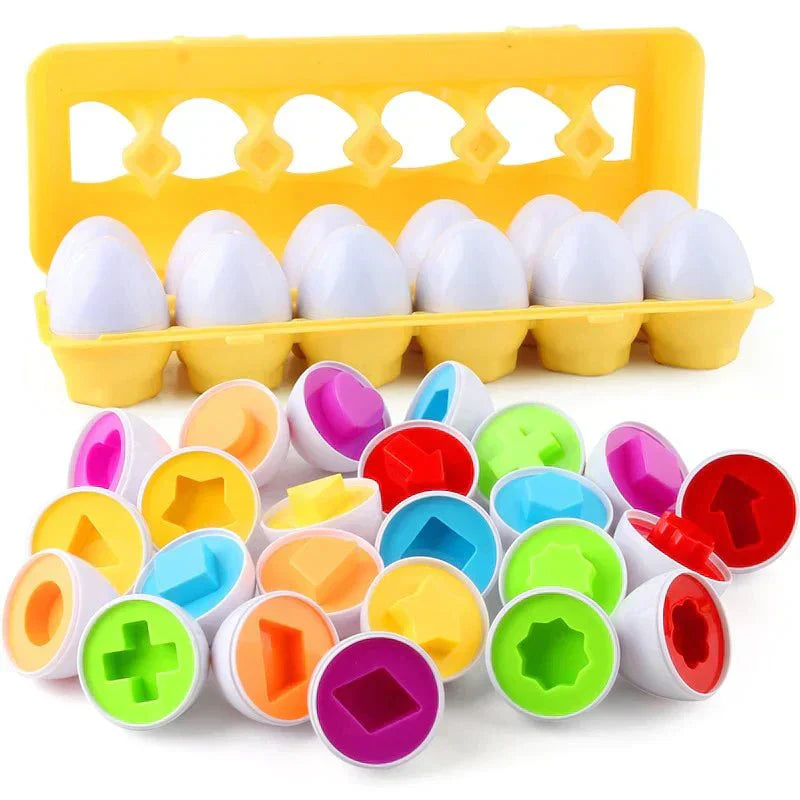 Bunte und Lernfördernde Eier-Set – ColorMatch