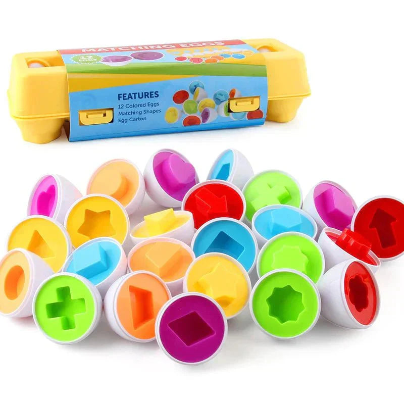 Bunte und Lernfördernde Eier-Set – ColorMatch