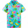 Tropisches 3D Flamingo Hemd – Kai