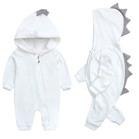 Süße Baby-Overall mit Dinosaurierkapuze – DinoDream Onesie