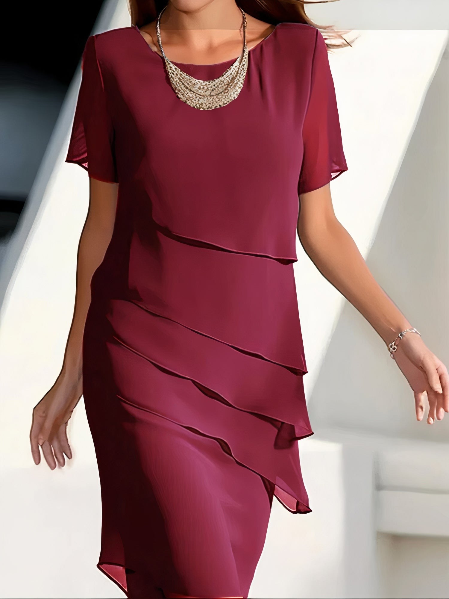 Sommer-Chiffonkleid – Mirella