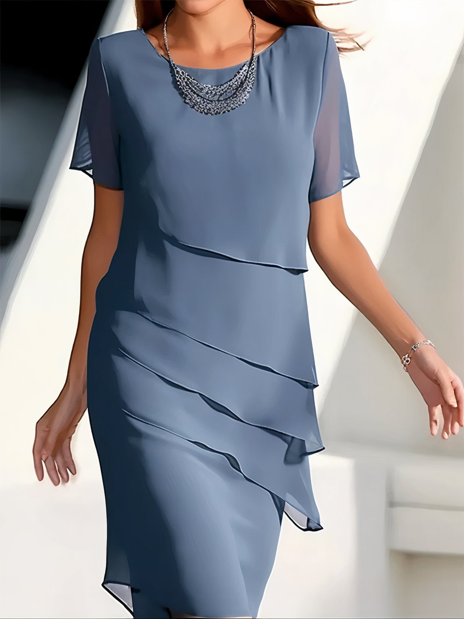 Sommer-Chiffonkleid – Mirella