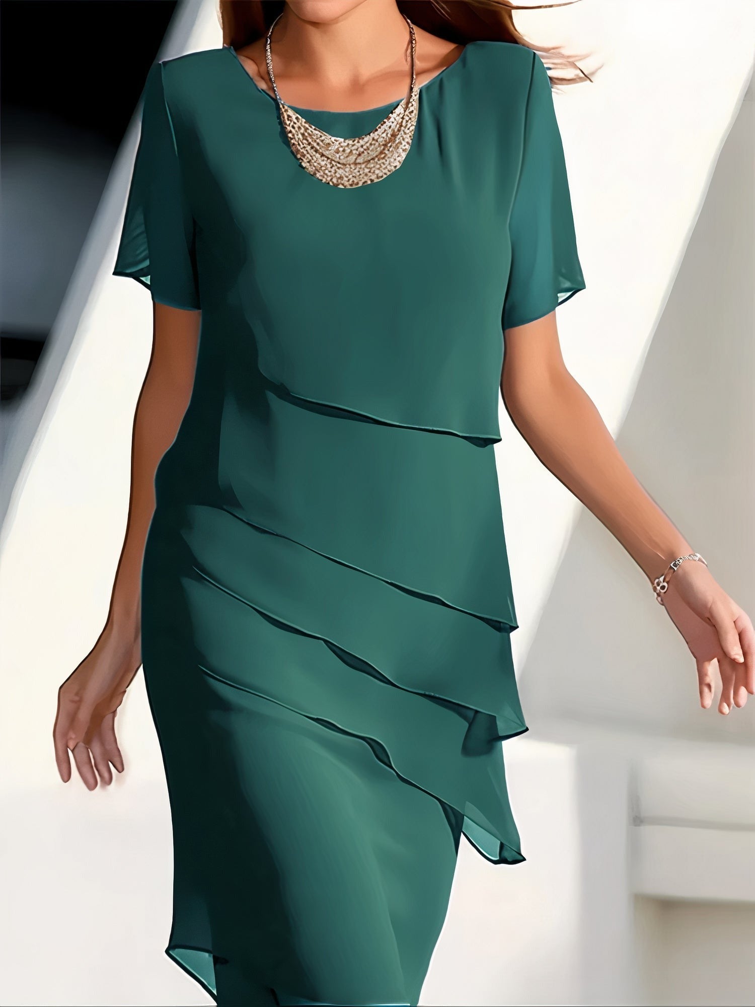 Sommer-Chiffonkleid – Mirella