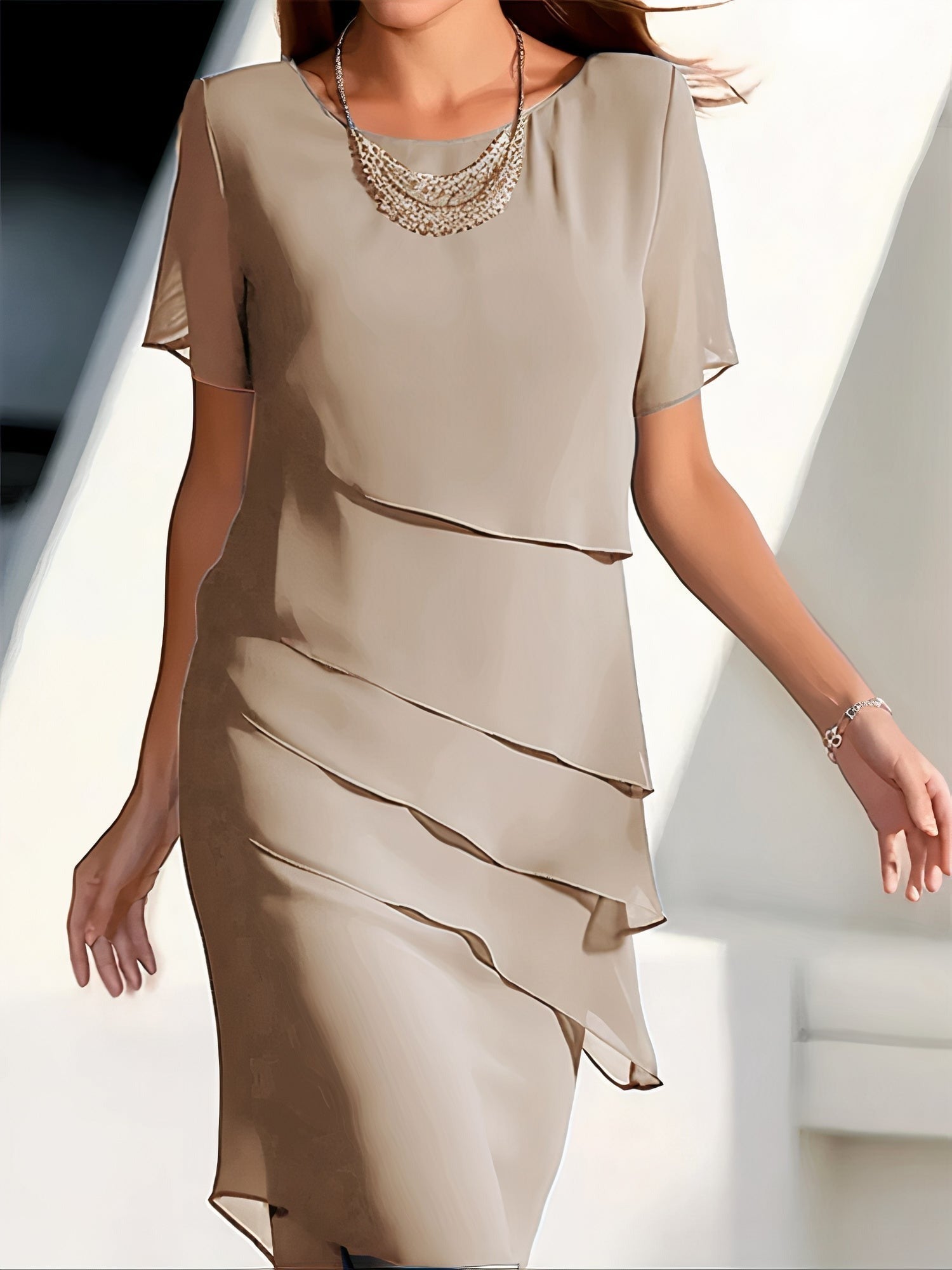 Sommer-Chiffonkleid – Mirella