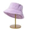 Warme Herfst Bucket Hat van Konijnenbont voor Dames - Lorna