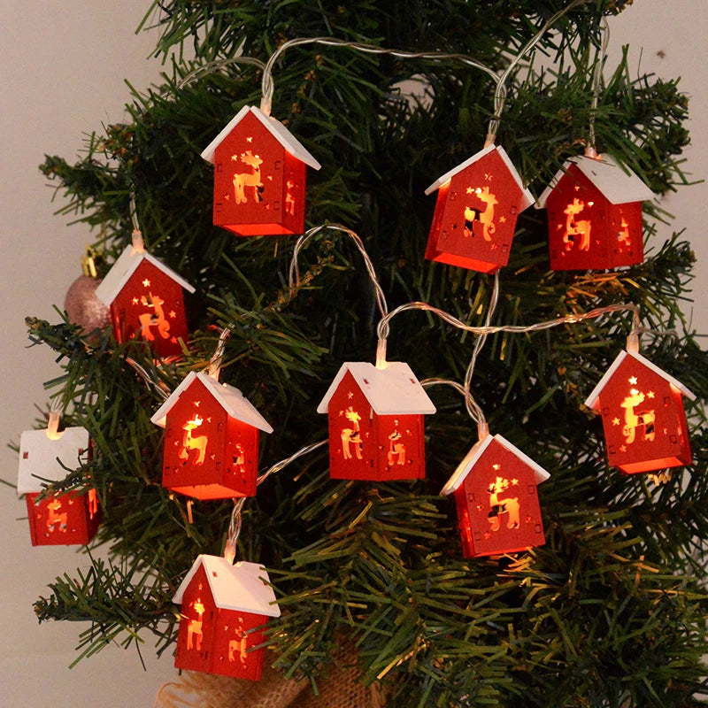 Holz-Weihnachtshäuser mit LED-Beleuchtung – GlowHouse