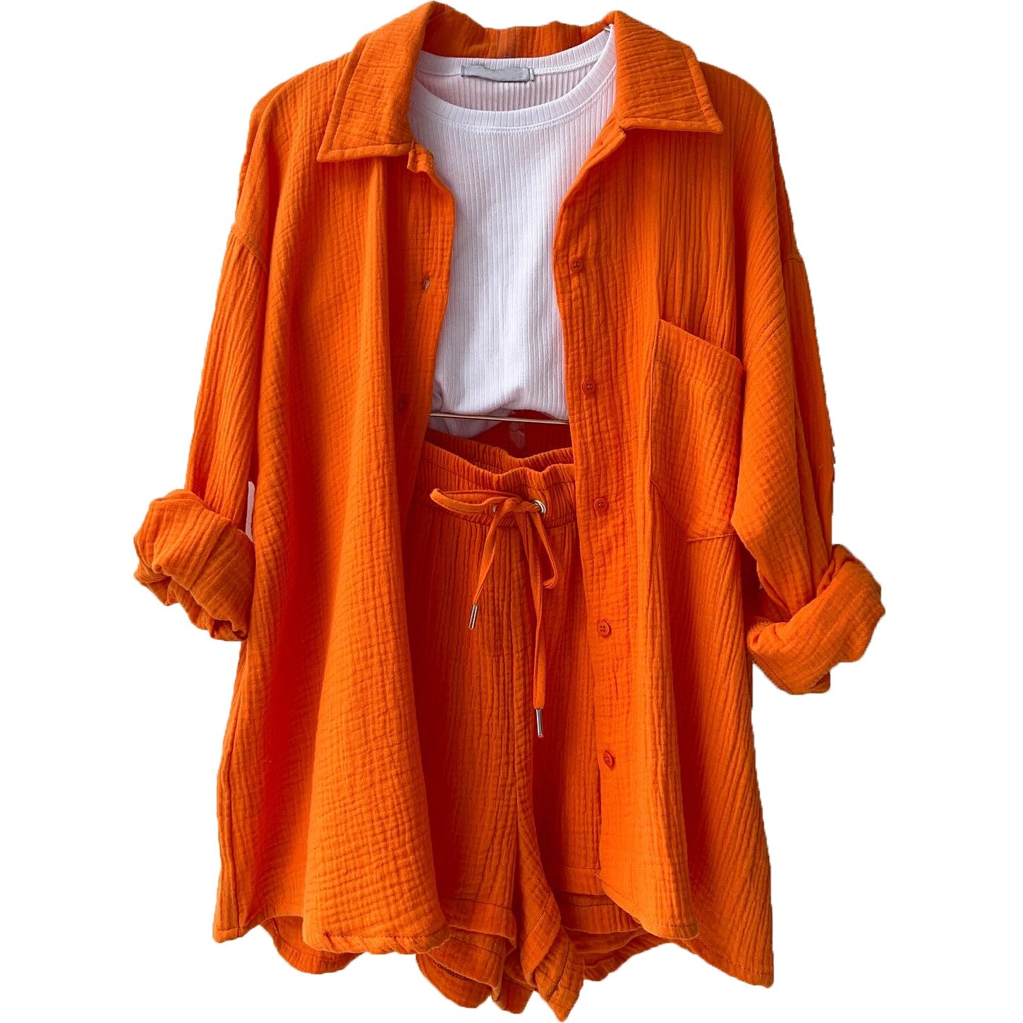 Atmungsaktives Baumwoll-Co-Ord Set Damen – Maris