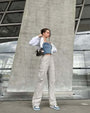Trendige Damen Cargo Jeans - Nova