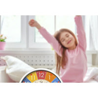 Playful alarm clock for children with educational puzzle function - Tocki
