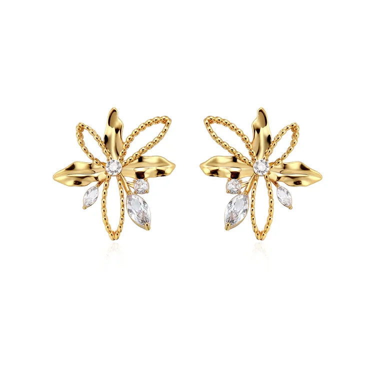 Lilienblatt-Ohrringe – Floriana