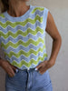 Trendiges Sommertop im Stricklook - StrickGlow