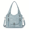 Vintage-Stil Vegane Leder Schultertasche - Marivelle