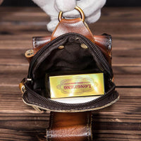 Echtleder Herren-Gürteltasche