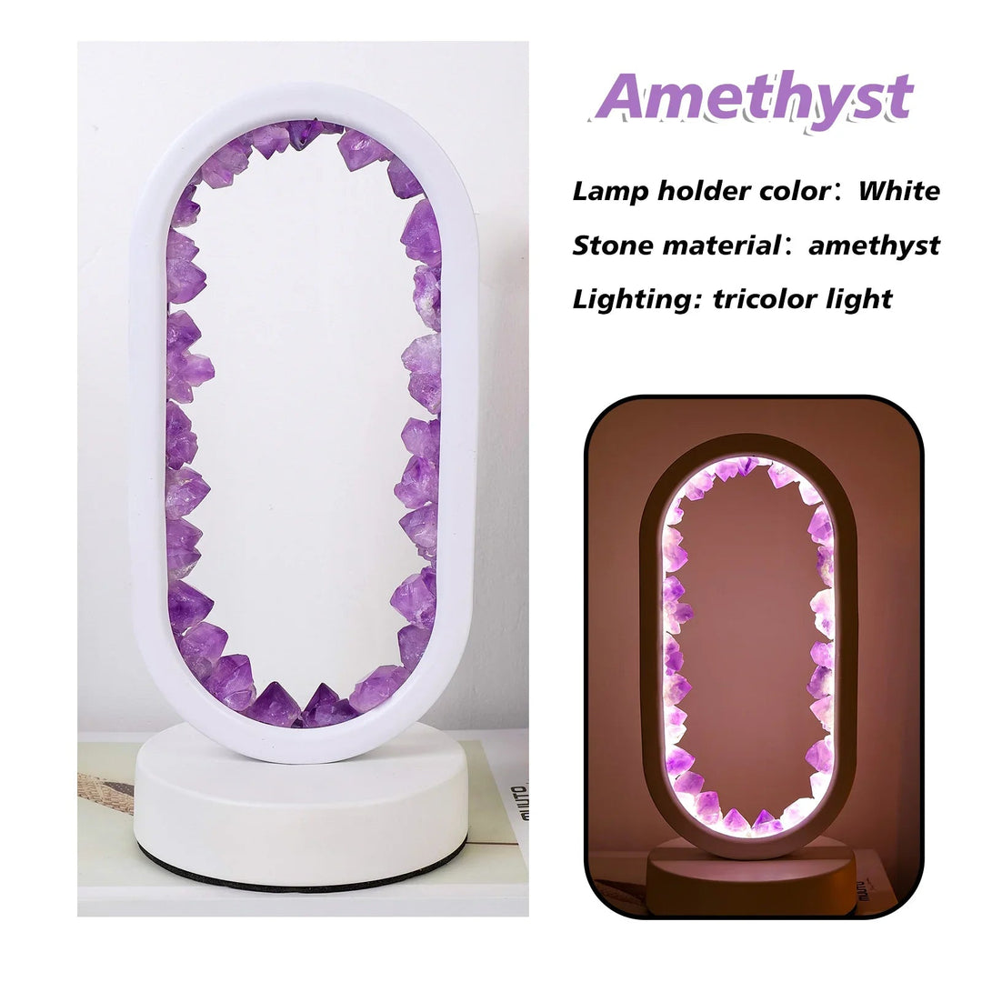 Handgemachte Amethystlampe - Serenith