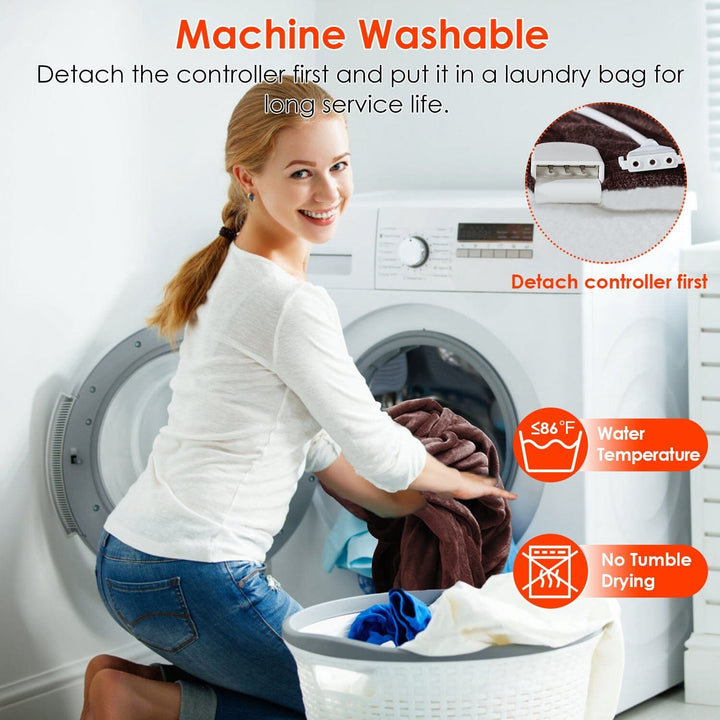 Electric Heated Flannel Blanket – CozyHeat