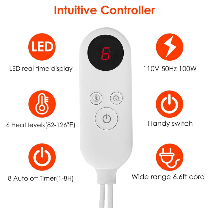 Electric Heated Flannel Blanket – CozyHeat