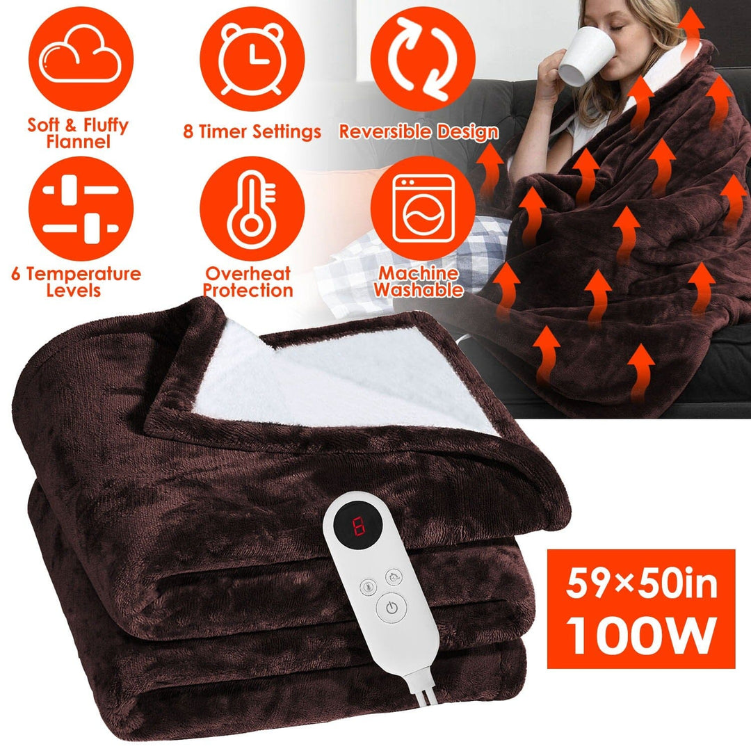 Electric Heated Flannel Blanket – CozyHeat