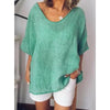 Oversized Leinen Damen T-Shirt – Elin