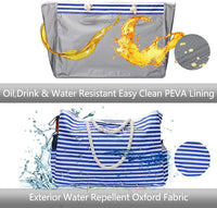 Wasserdichte Extra Große Strandtasche mit Bonus-Reiseetui – CoastCarry