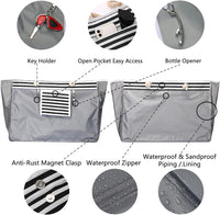 Wasserdichte Extra Große Strandtasche mit Bonus-Reiseetui – CoastCarry