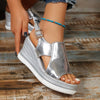 Stilvolle orthopädische Damensandalen mit Fransen – Tilda