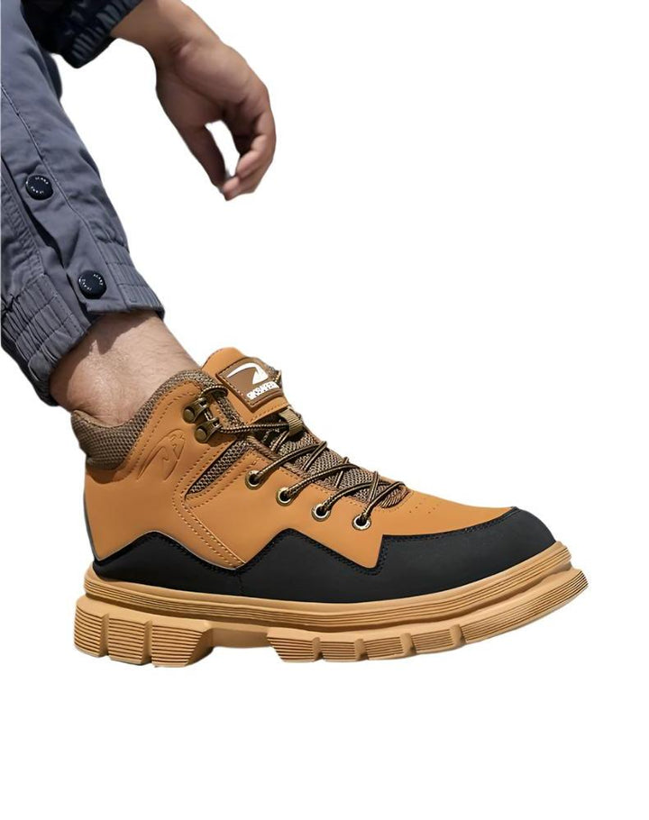 Herren Sicherheitsschuhe halbhoch mit verstärkter Zehenkappe & Sohle – Auron