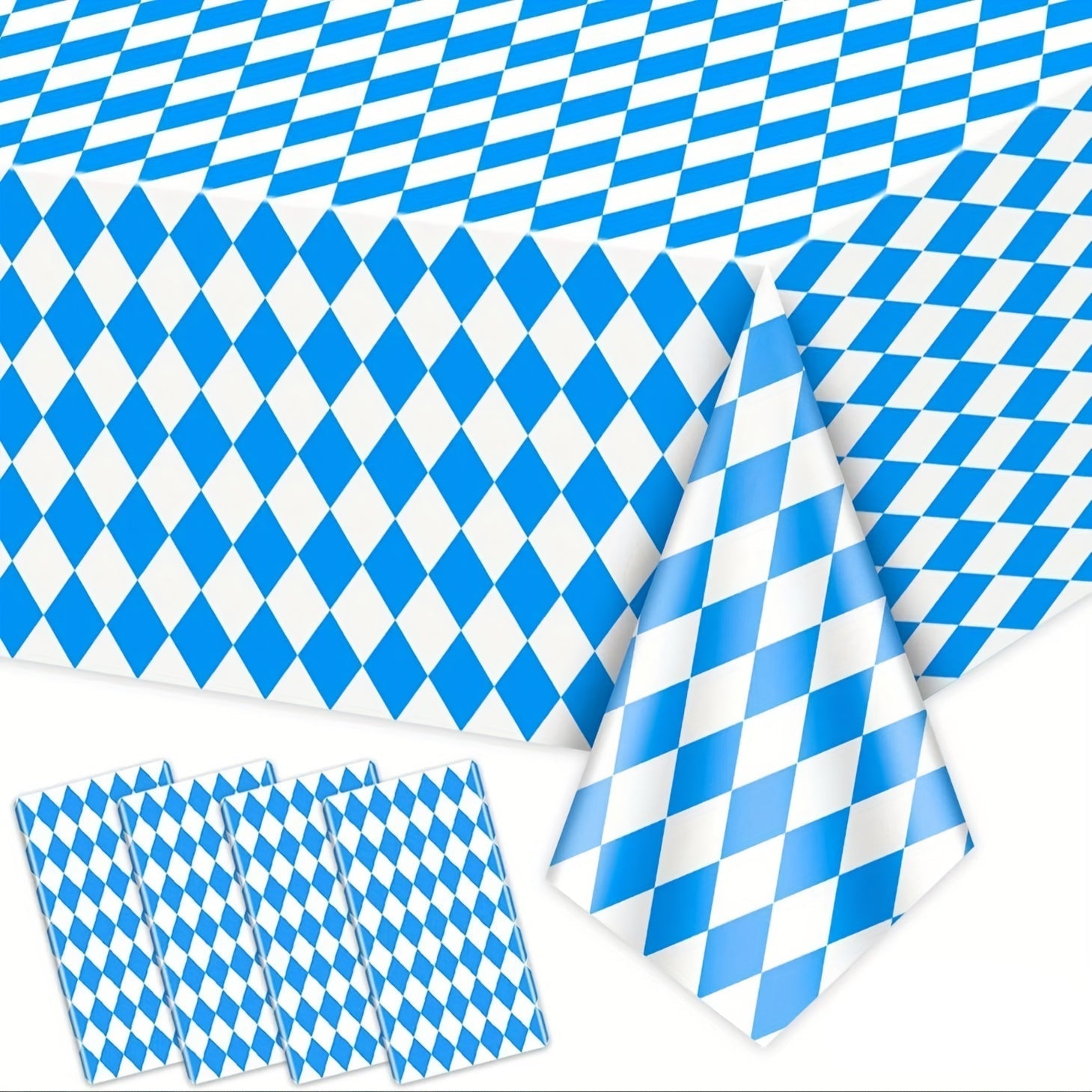 Tischdecken Set (5 Stück, 137×274 cm) – WiesnTafel Oktoberfest 2025