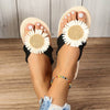 Boho Slip-On Sandalen mit Blumenmuster – Marivi
