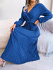 Elegantes Maxikleid mit Wickeloptik – Celina