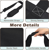 Kaufe 1, Erhalte 1 GRATIS – Extra Große Durchsichtige Mesh-Strandtasche mit 8 Taschen – ClearWave