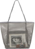 Kaufe 1, Erhalte 1 GRATIS – Extra Große Durchsichtige Mesh-Strandtasche mit 8 Taschen – ClearWave
