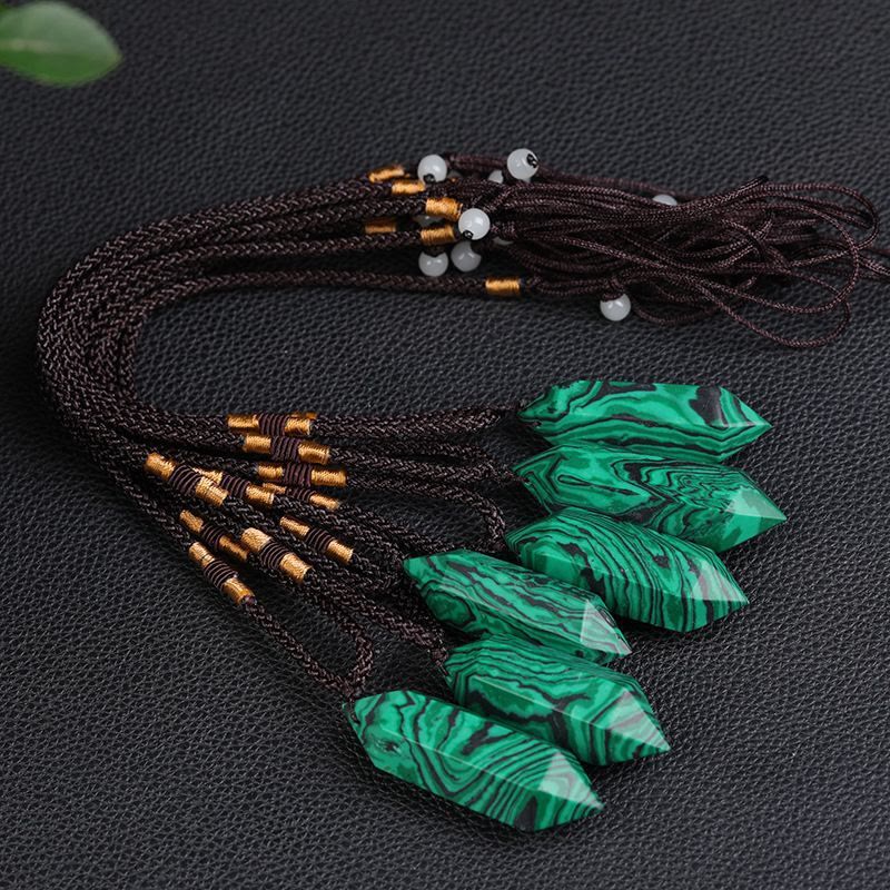 Natürliche Kristall-Amethyst-Heilende Halskette – Lyra