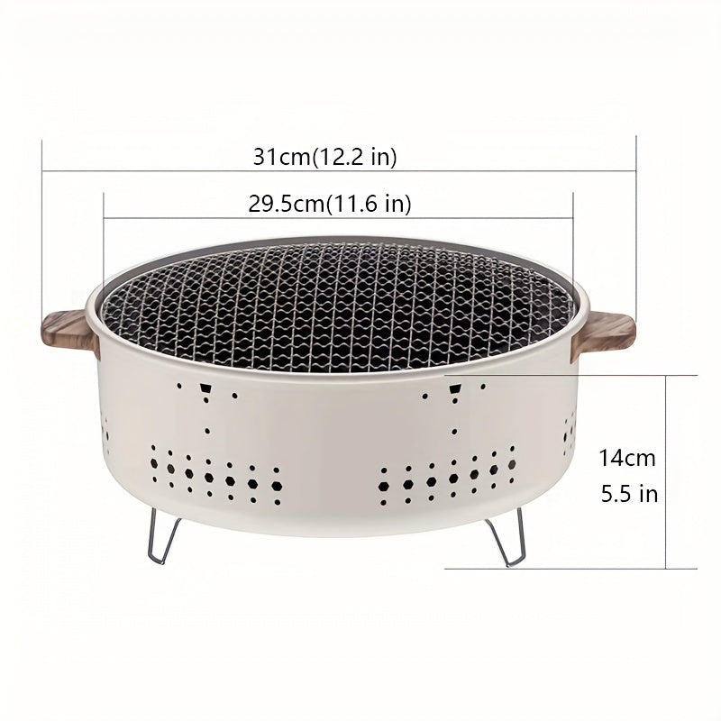 Rauchfreier Tragbarer Elektrogrill - SmokeLessGrill