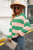 Trendy Gestreifte Damenpullover - Sohpie