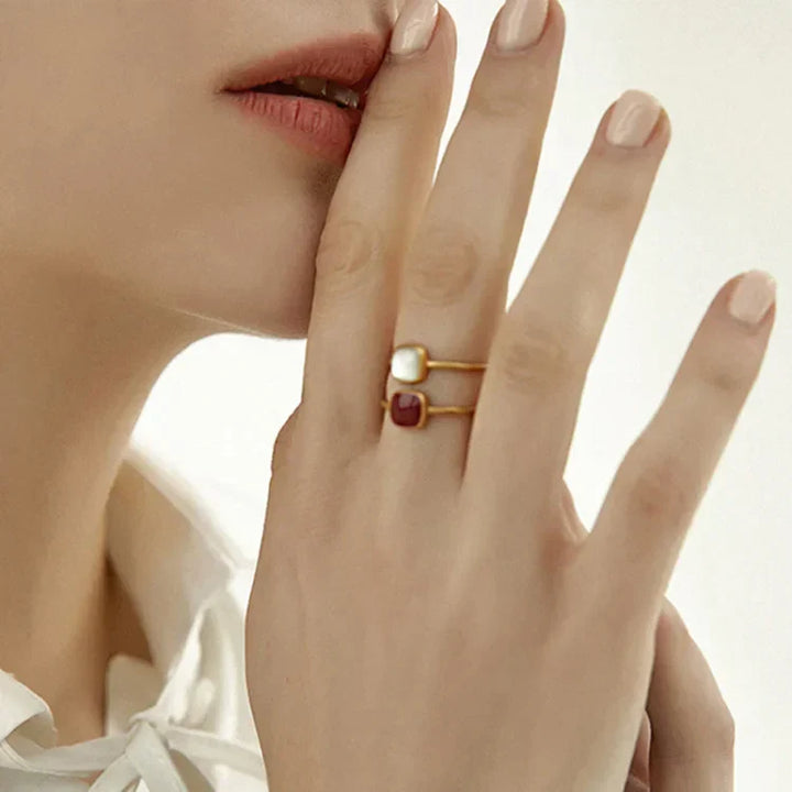 Vintage Emaille-Ring – Elvira