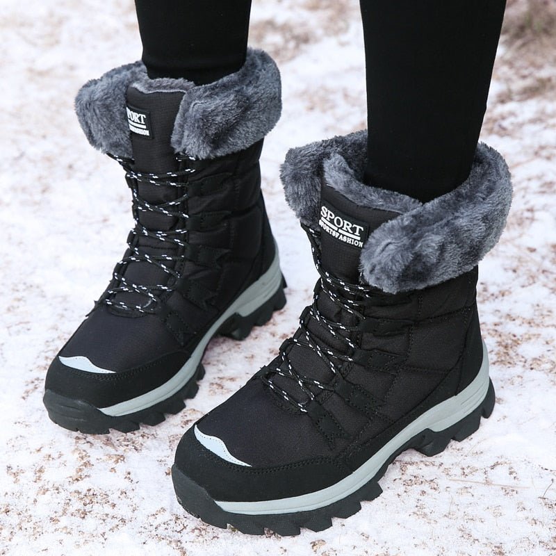 Gefütterte Warme Schneestiefel für Damen - Eva