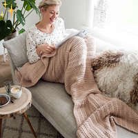 Warm Knitted Mermaid Blanket – MermaidDreams