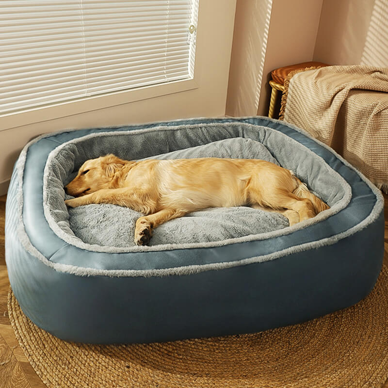 Luxuriöses Hundebett mit abnehmbarem Bezug – CozyPaw™