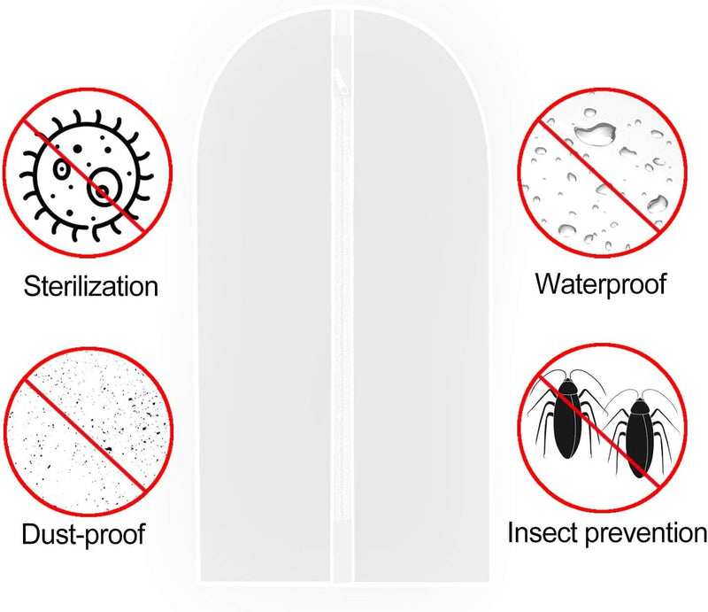 Extra-langes Kleid- & Abendkleid-Kleidersack – 180 cm Schutzhüllen mit Griffen (Kaufe 1, Erhalte 1 GRATIS)