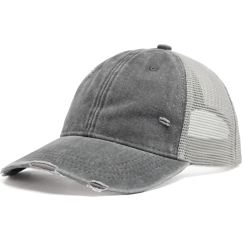 Cap mit Zopföffnung & Mesh-Design – 1 kaufen, 1 gratis – Liora